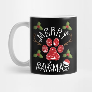 Merry Pawmas Christmas Mug